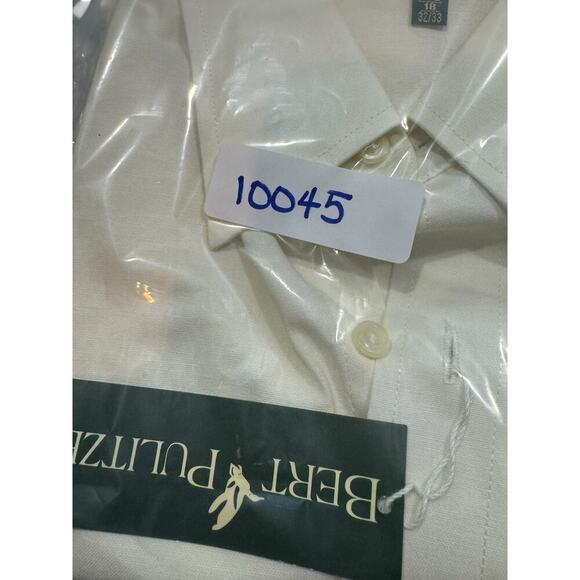 Bert Pulitzer Yellow Dress Shirt Size Big 18 32-33 Sleeve NWT - Picture 7 of 8